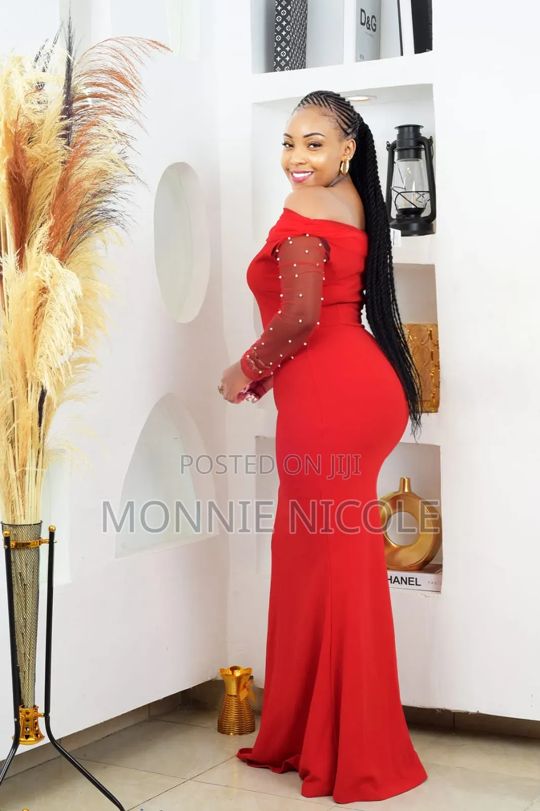 Red Evening Gown/Dinner Dress/Graduation