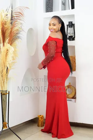 Red Evening Gown/Dinner Dress/Graduation