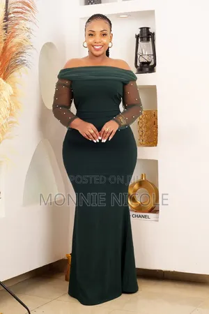 Classy Black Wedding Gowns/Black Dinner Long Dress/Graduation Dress