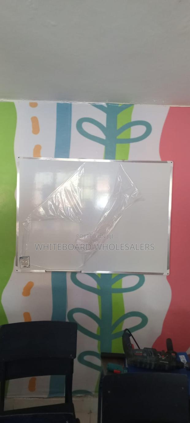 Brand New Magnetic Whiteboard 1200x 900mm Office Whiteboard-White - main view