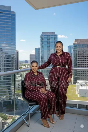 Classy Burgundy 2pc Set.