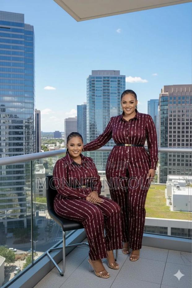 Classy Burgundy 2pc Set.