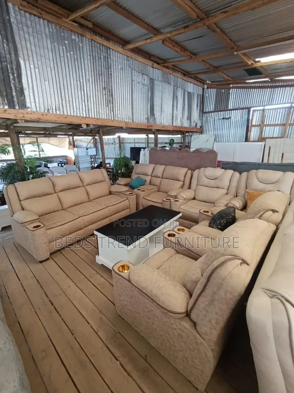 Visualized 7 Seater Classy Semi Recliner Sofa 3,2,1,1