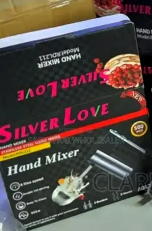 Silver Love Hand Mixer, *