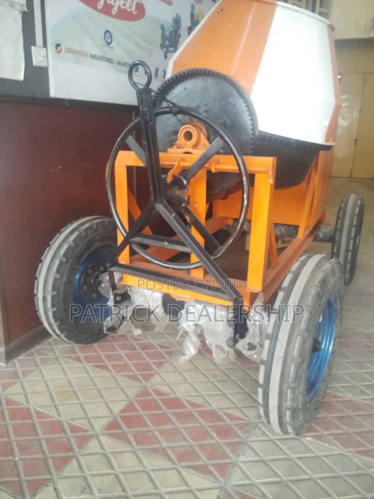 Driven Concrete Mixer