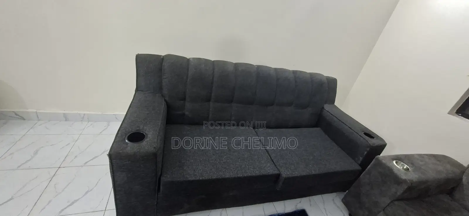 Grey 2 Seater and Dark Grey 2 Seater