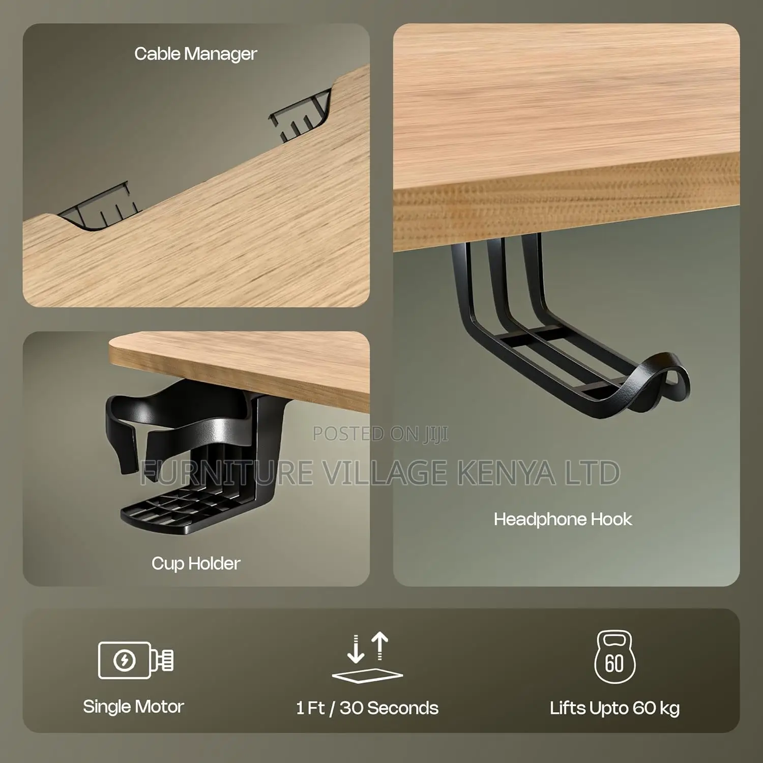 Electric Standing Desk| Height Adjustable Table For Office Work