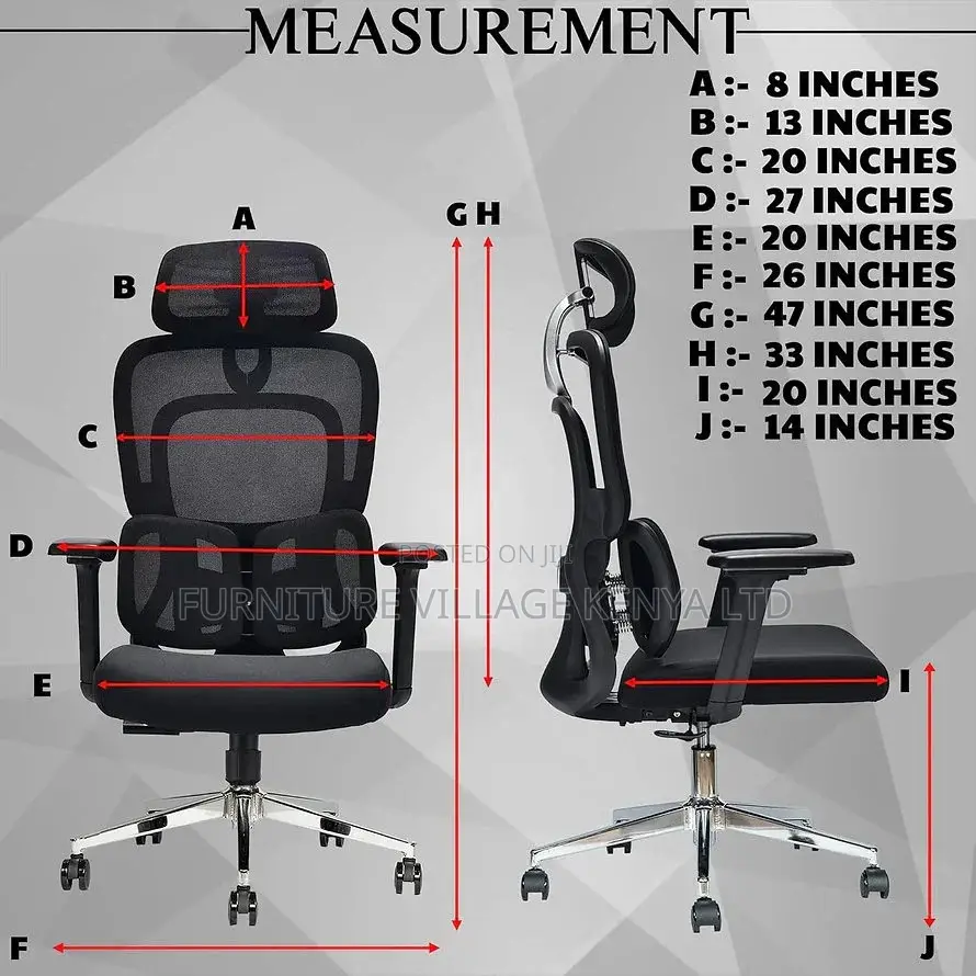 Office Chairs| Executive Ergonomic Office Seat| Lumbar Support