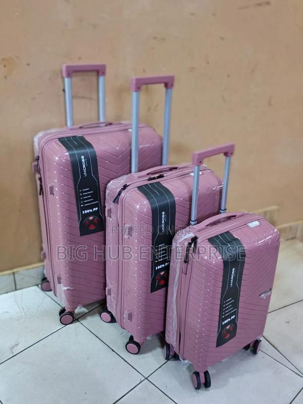 3 in 1 Unbreakable Pp Suitcases Zipper Closure - thumbnail 2
