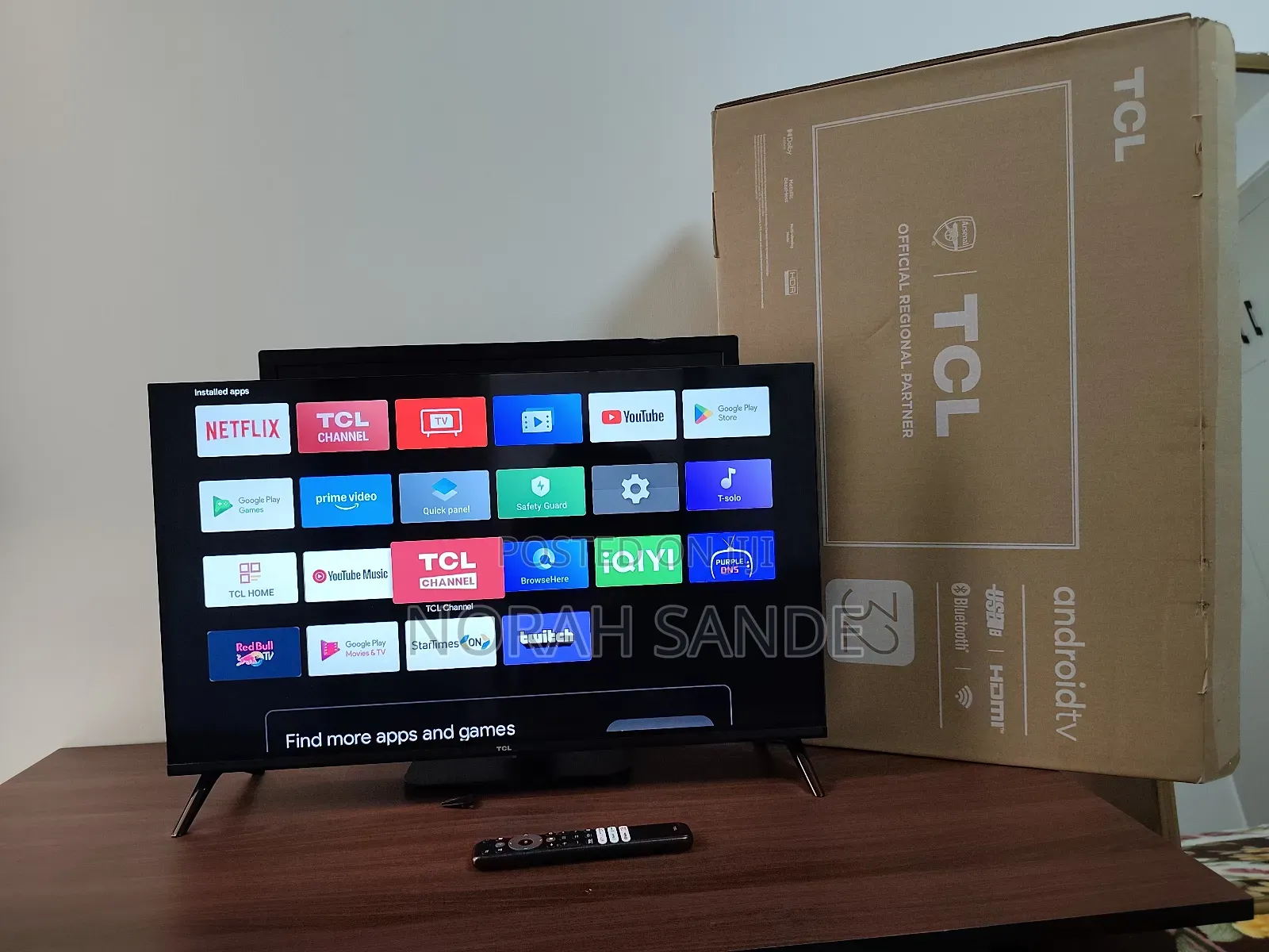 32 Inch TCL Google Android TV With Youtube, Netflix, and Playstore.