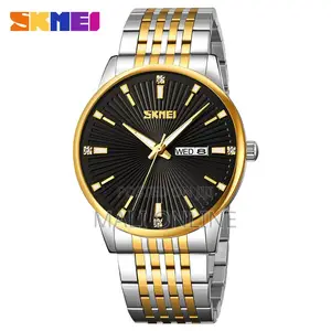 Skmei 9323 Gents Watch Stainless Steel Men’S Quartz Wristwatch