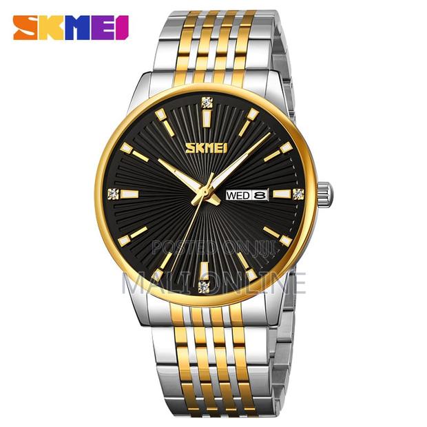 Skmei 9323 Gents Watch Stainless Steel Men’S Quartz Wristwatch
