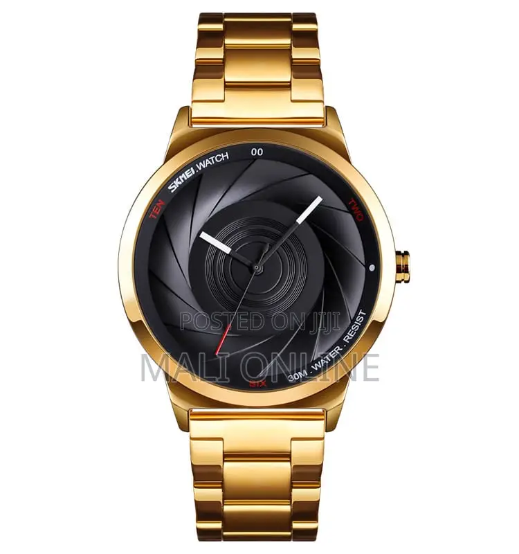 Skmei 9210 Gents Stainless Steel Watch Water Resistant Men Wristwatch
