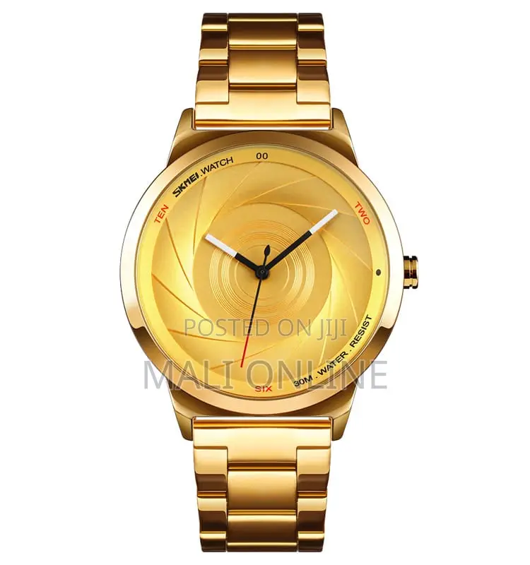 Skmei 9210 Gents Stainless Steel Watch Water Resistant Men Wristwatch