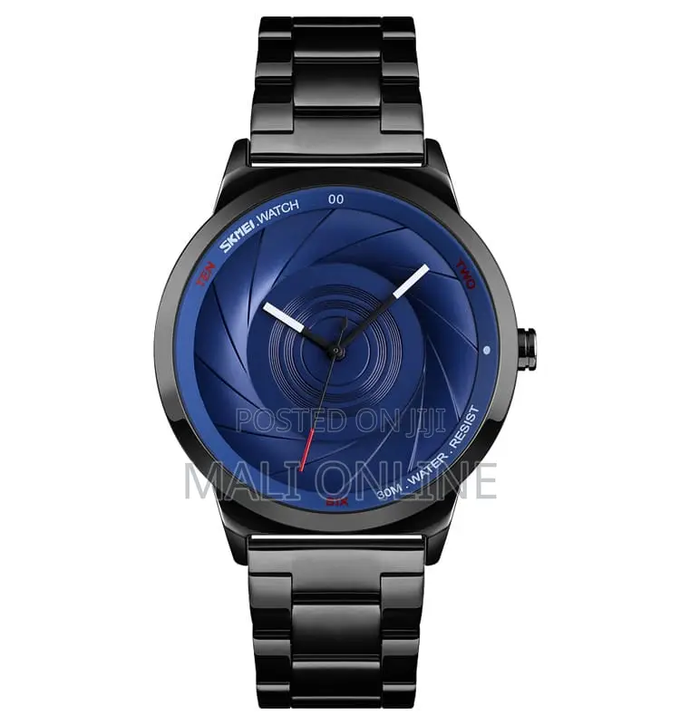 Skmei 9210 Gents Stainless Steel Watch Water Resistant Men Wristwatch