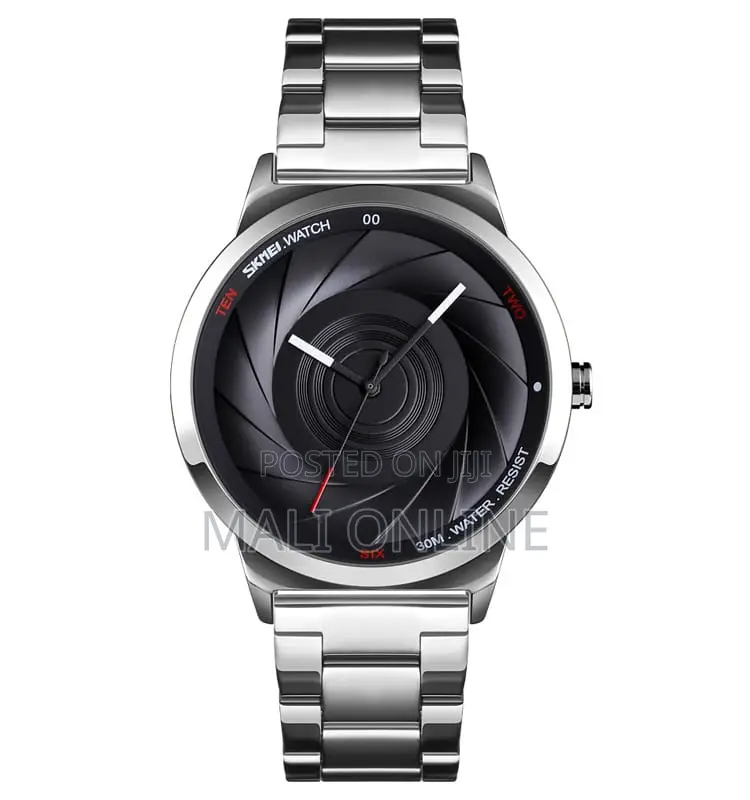 Skmei 9210 Gents Stainless Steel Watch Water Resistant Men Wristwatch
