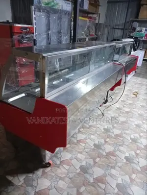 Six Feets Meat Chiller Refrigerated Display. Pure Stainless