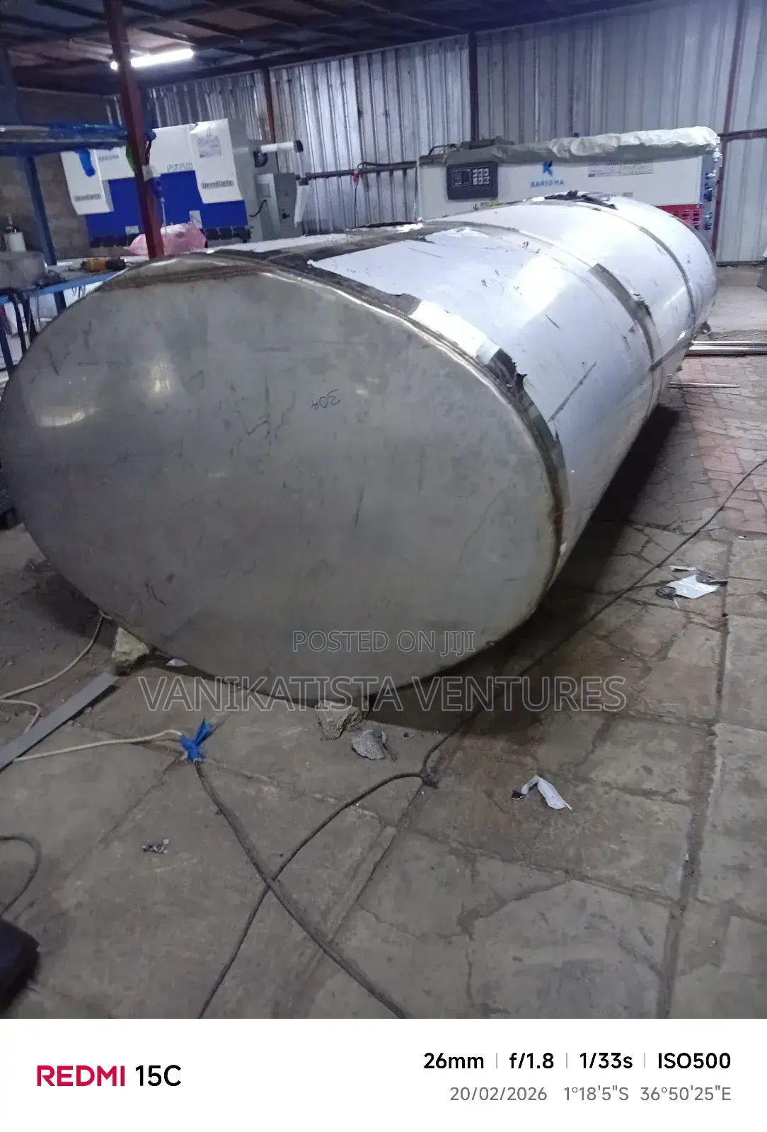 Commercial Water, Idea for Water, Milk and Alcohol Transportation
