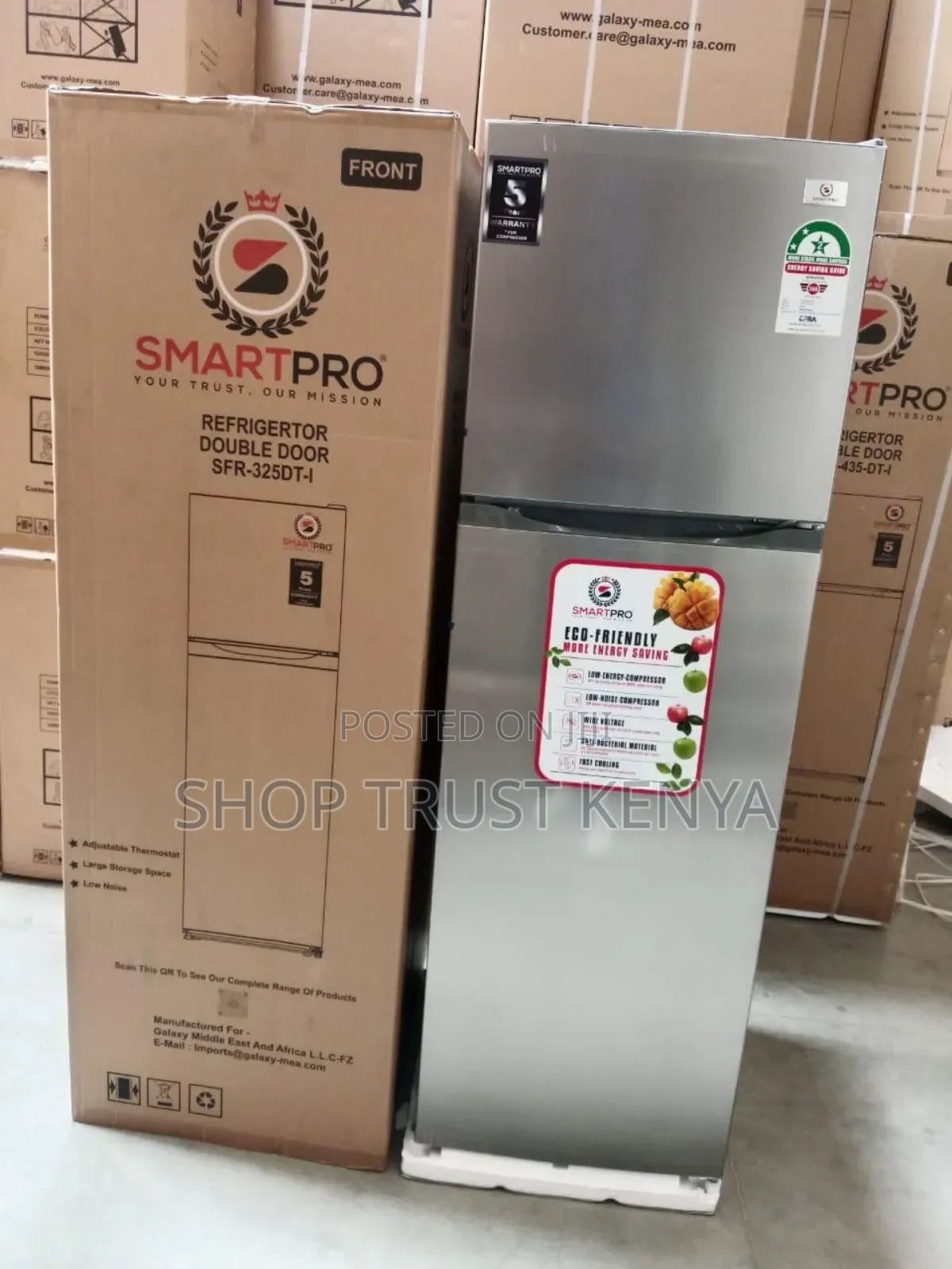 Smart Pro 255litres No Frost Double Door Fridge