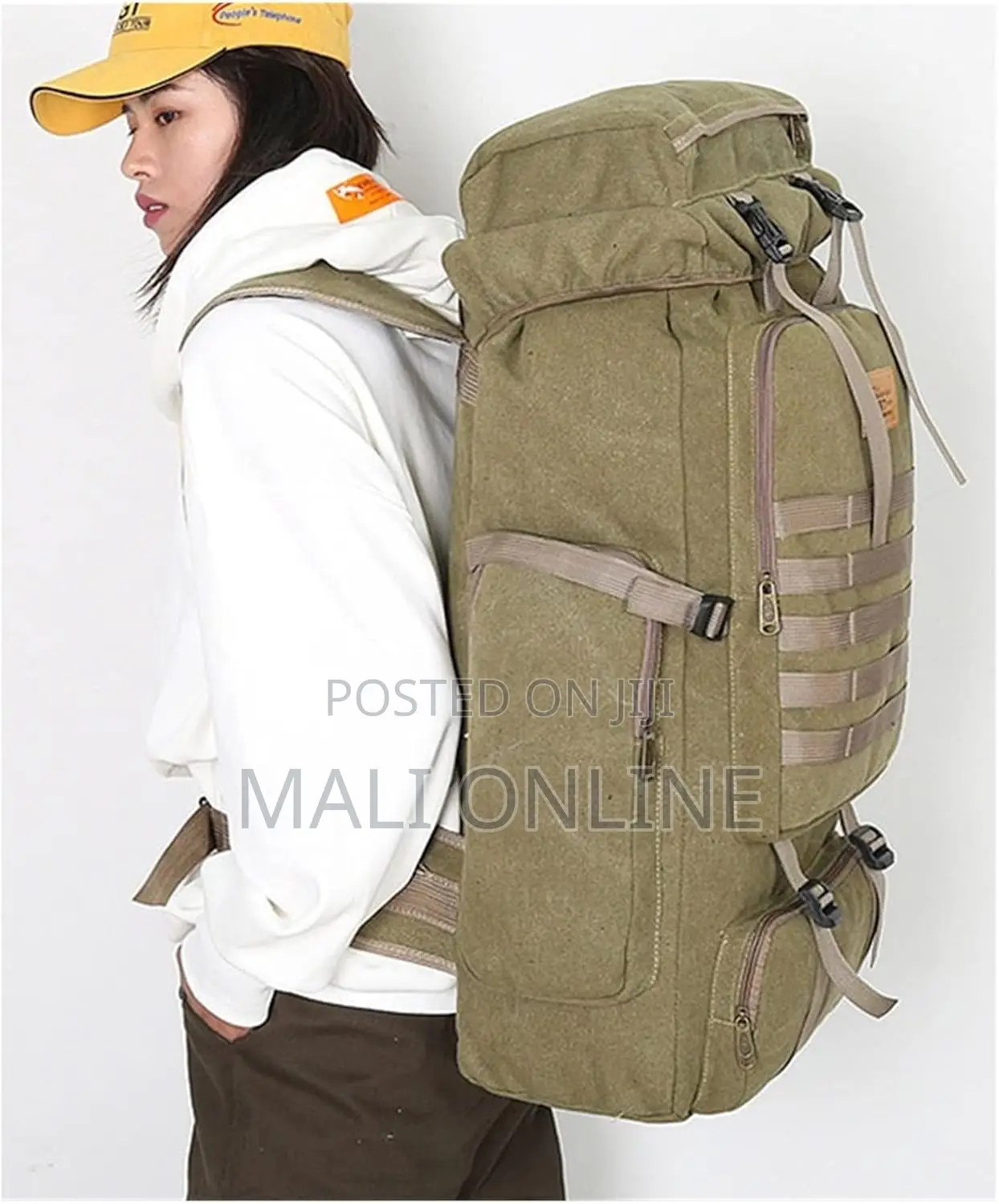 70l Tactical Hiking Backpack Waterproof Military Travel Rucksack