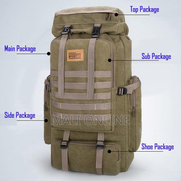 70l Tactical Hiking Backpack Waterproof Military Travel Rucksack - thumbnail 5