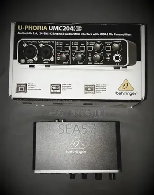 Complete Studio Recording Set—Umc204hd + Hps3000 + Akgp120(Still New)