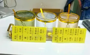 4 In 1 Acrylic Seasoning Set Ideal For Spices, Sugar Etc*.