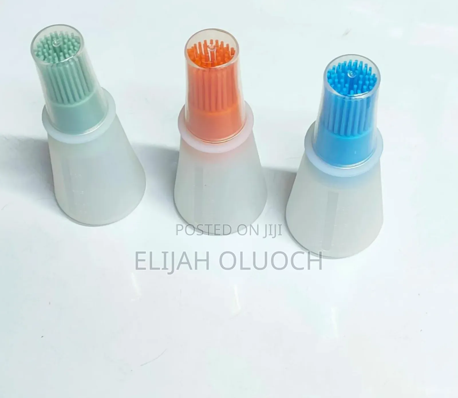 Silicone Oil Bottle With Attached Brush