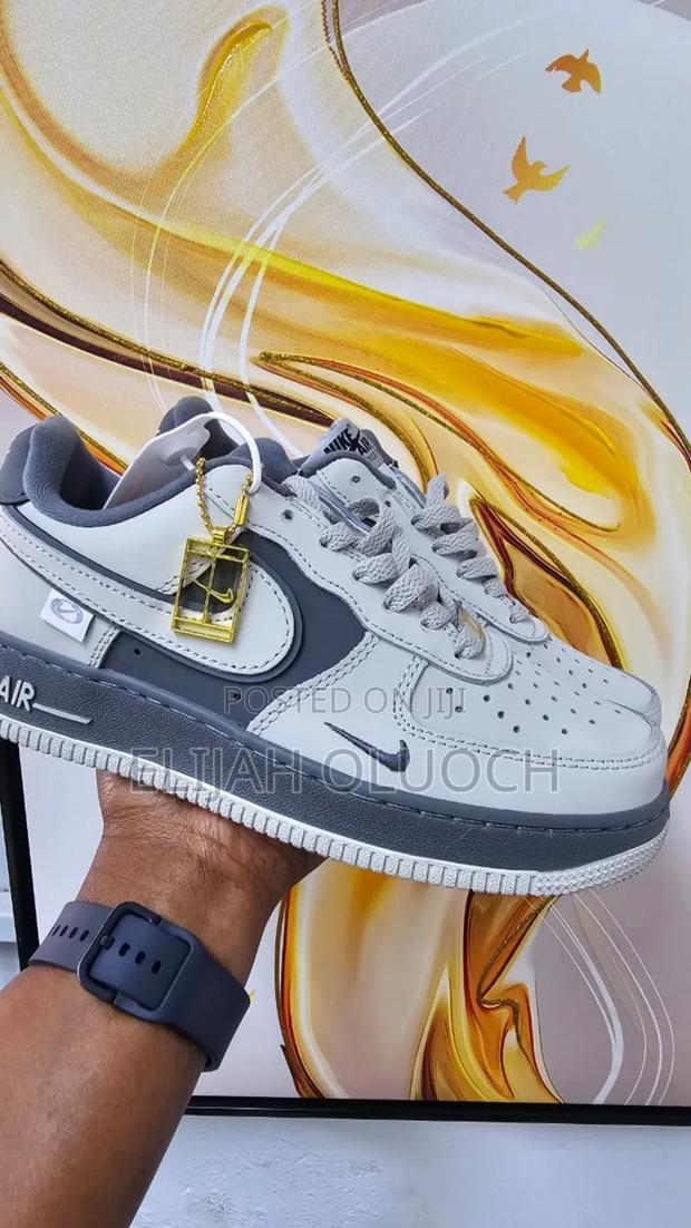 Nike Airforce 1 'light Gray'Quality 👌🏼👌🏼Sizes 38-45 - thumbnail 3