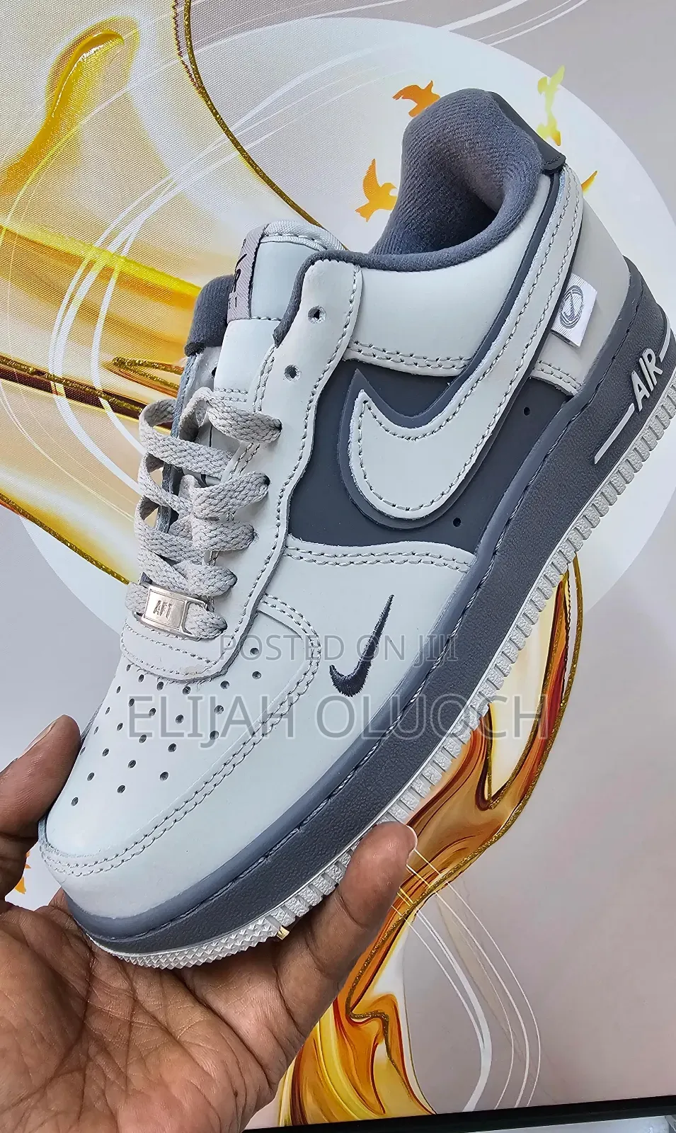 Nike Airforce 1 'light Gray'
Quality 👌🏼👌🏼
Sizes 38-45