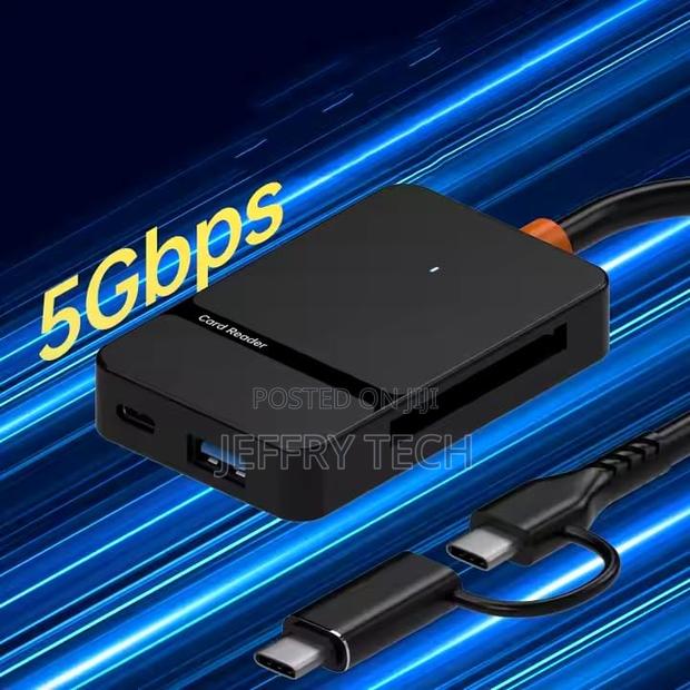 Usb Type C + Usb 3.0 8 in 1 Multi-Ports Card Reader Support Ms Cf Tf/S - thumbnail 4