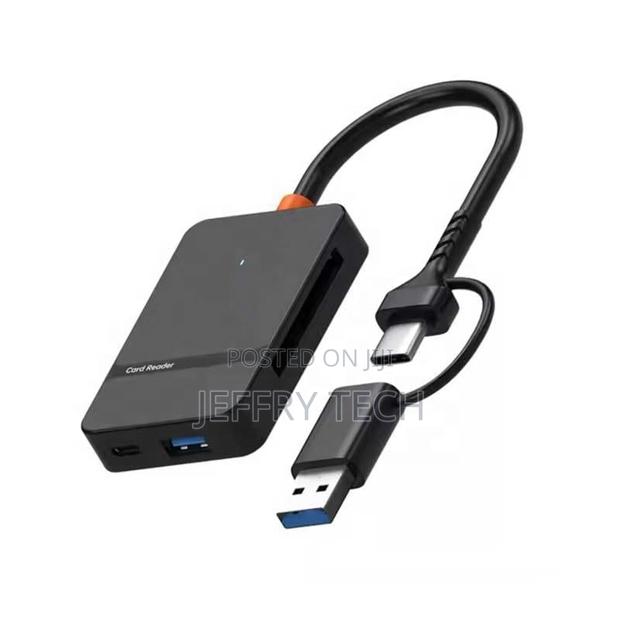 Usb Type C + Usb 3.0 8 in 1 Multi-Ports Card Reader Support Ms Cf Tf/S - thumbnail 6