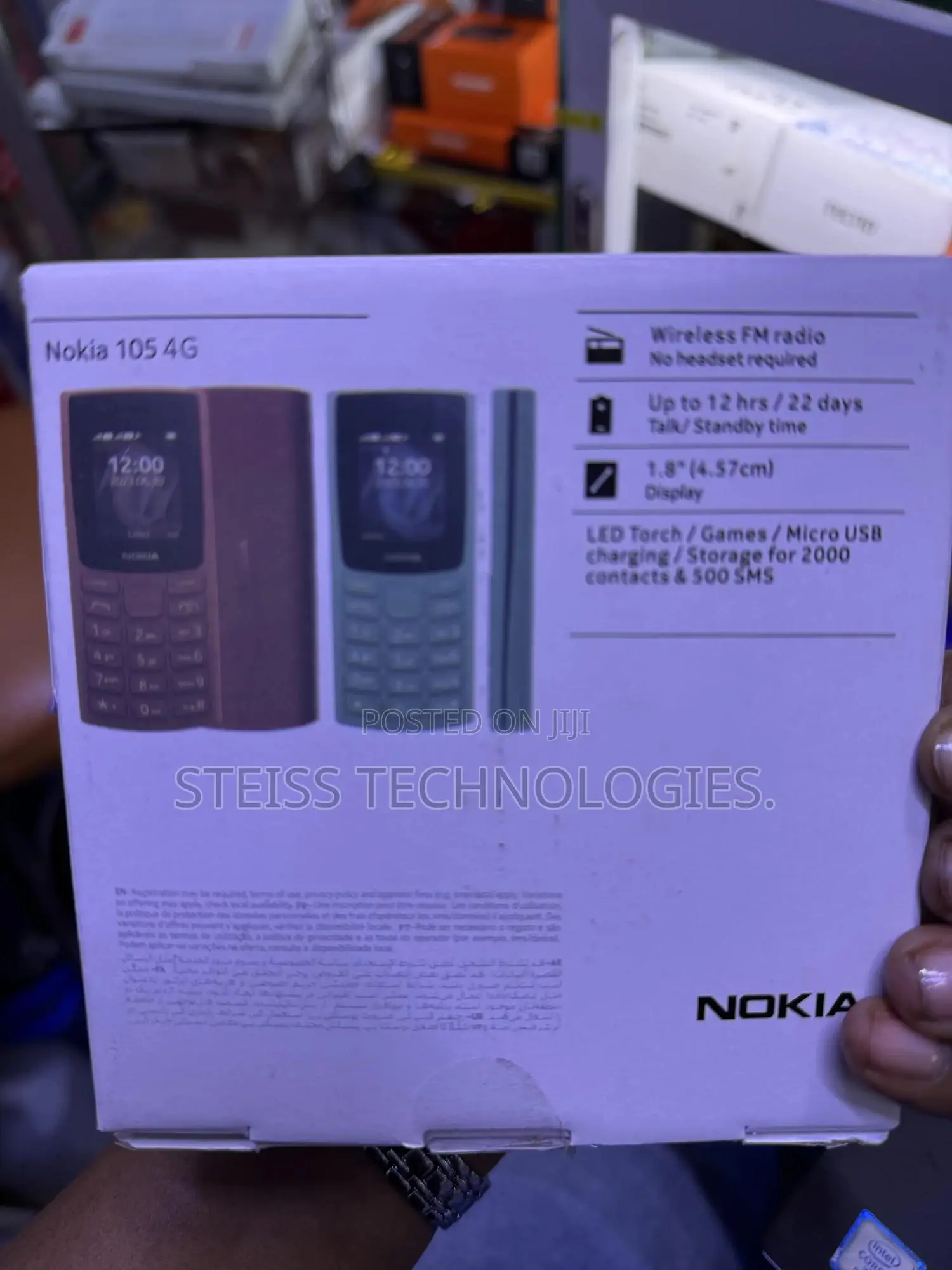 New Nokia 105 Black