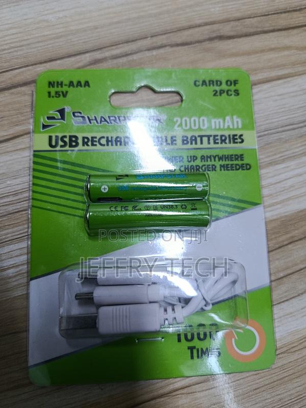 Aaa (3000mah) Lithium Battery Rechargeable 3000mwh, With Usb Type C C - thumbnail 3