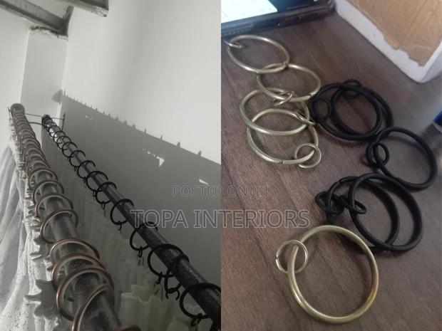 Drapery Curtain Rod Rings Accessories