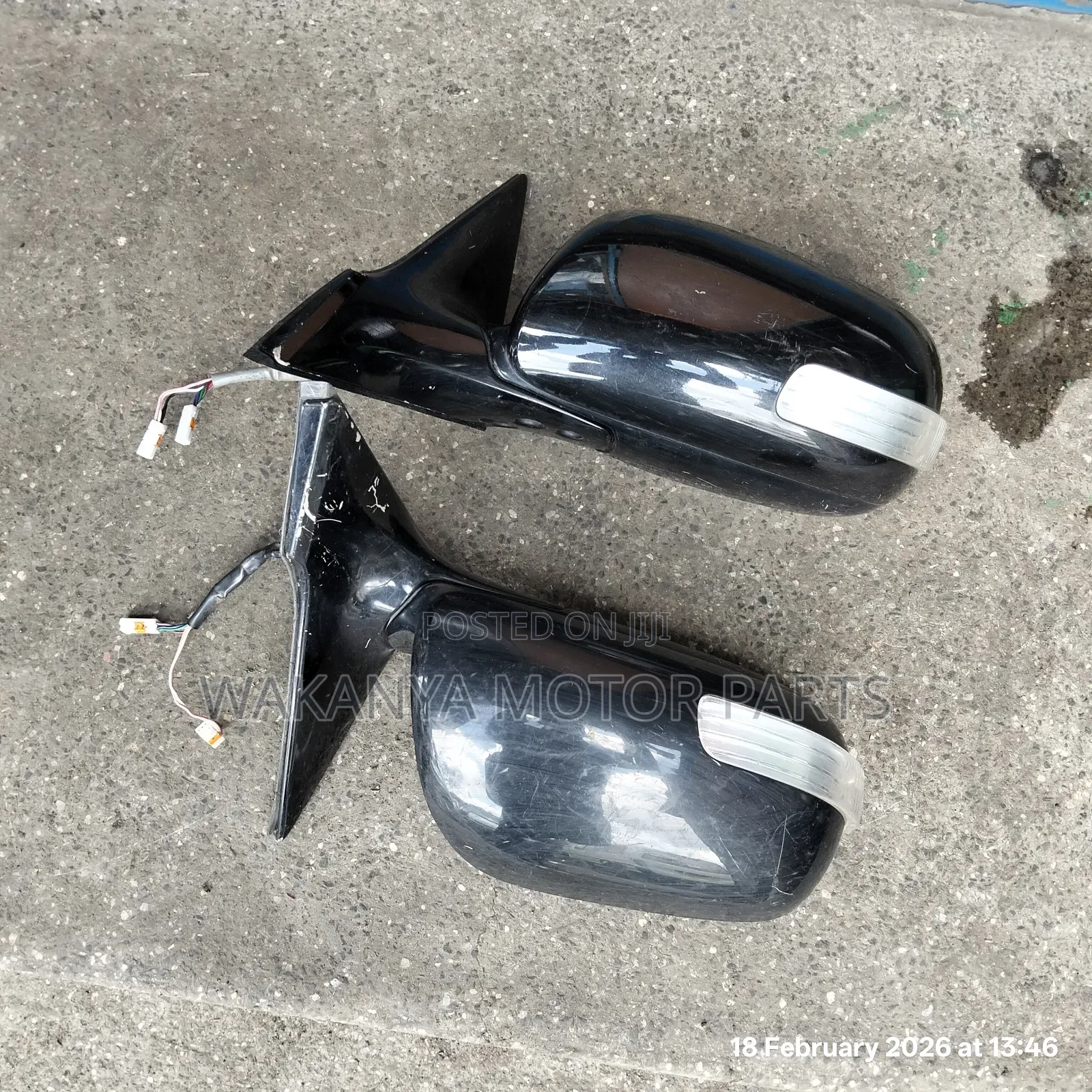 Toyota Mark X Grx120 Powered Side Mirror With Blinker. Ex Japan