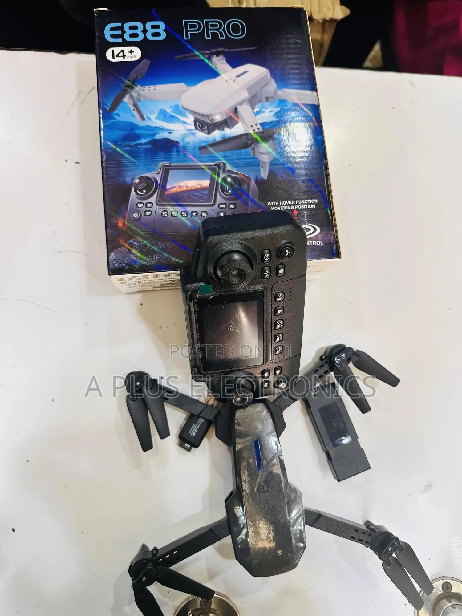 E88 Pro Drone (With Camera and Screen) – Foldable Easy to Fly