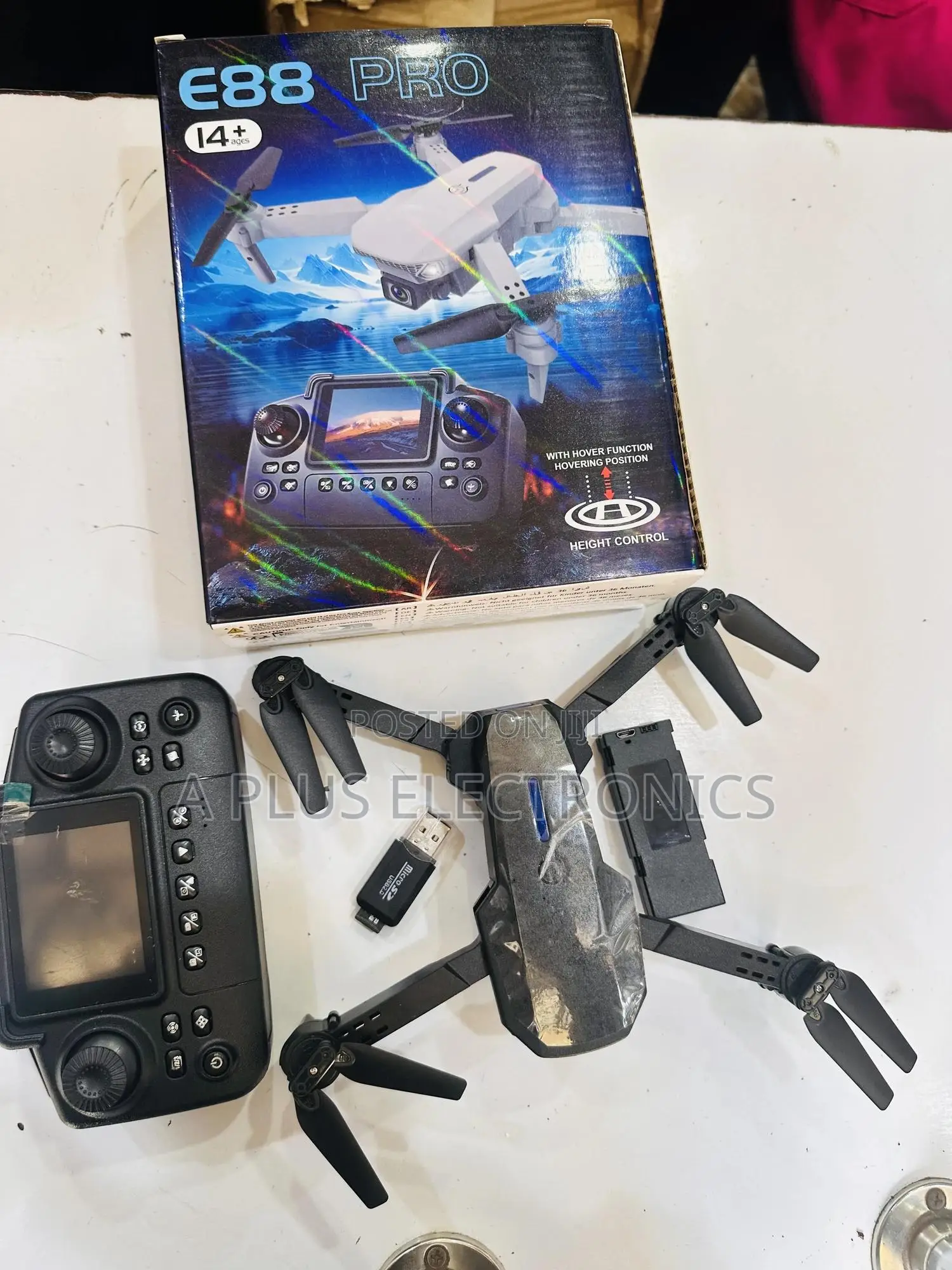 E88 Pro Drone (With Camera and Screen) – Foldable Easy to Fly