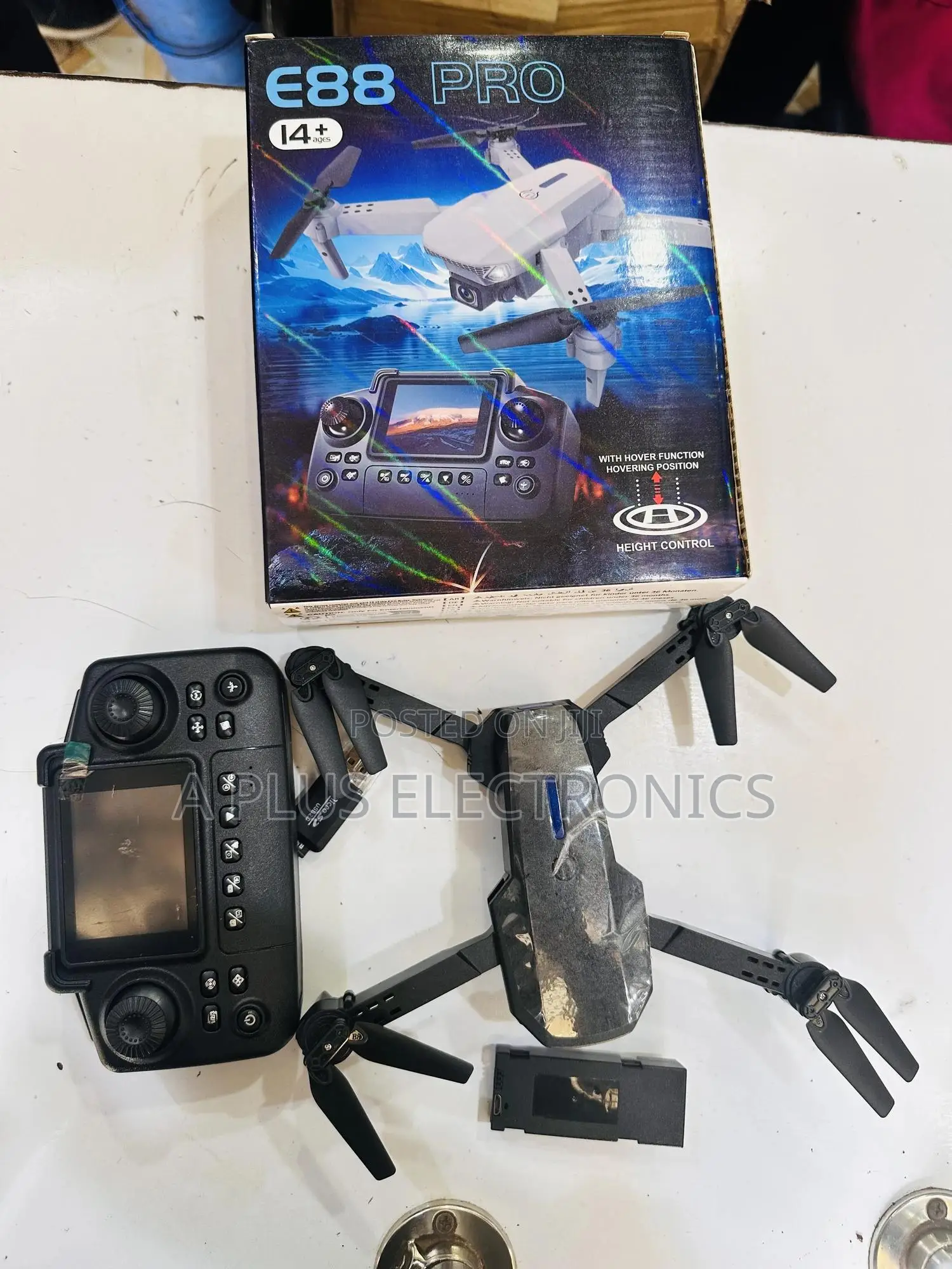 E88 Pro Drone (With Camera and Screen) – FPV Live Streaming