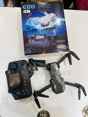 E88 Pro Drone (With Camera and Screen) – FPV Live Streaming
