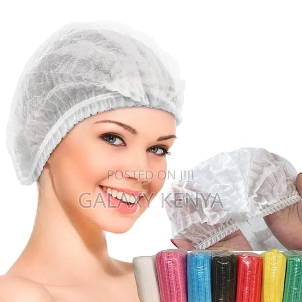 100pcs 19" Disposable Non Woven Hair Nets