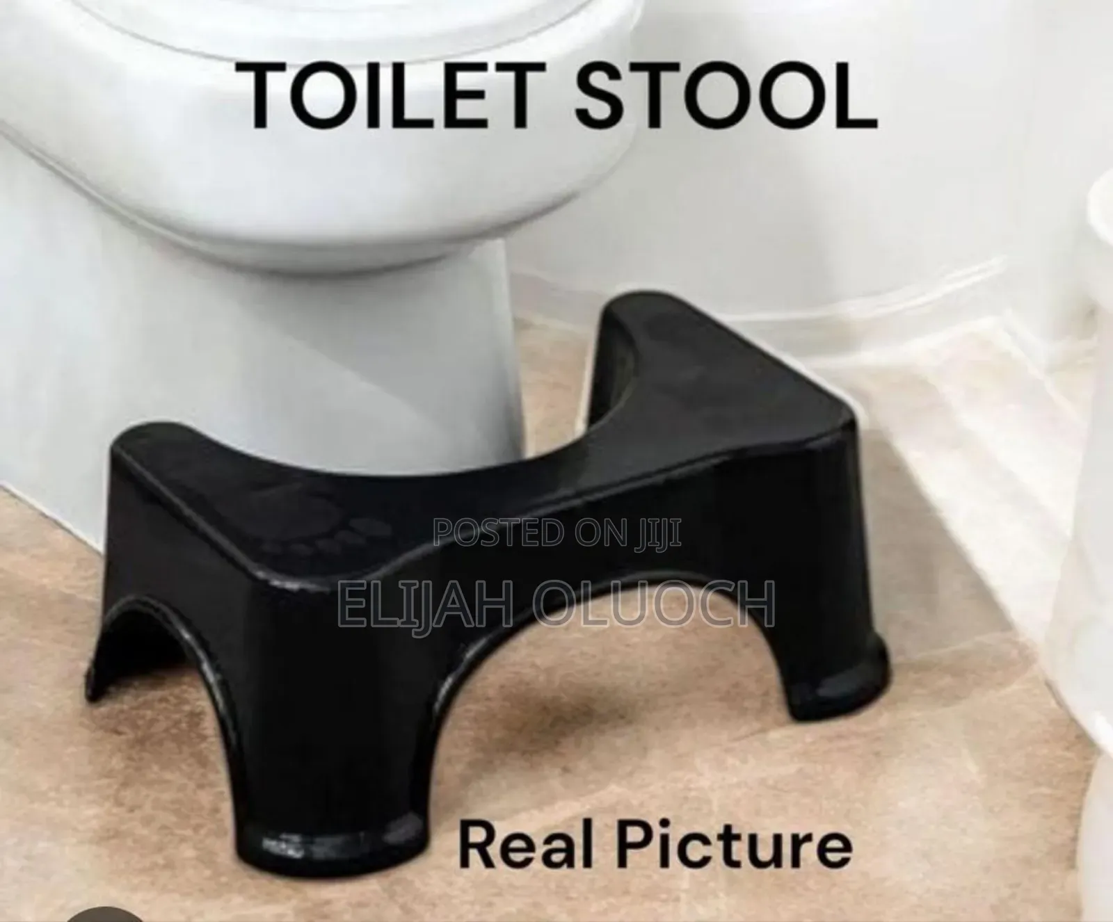 Toilet Squat Step  On A Modern Toilet Seat.