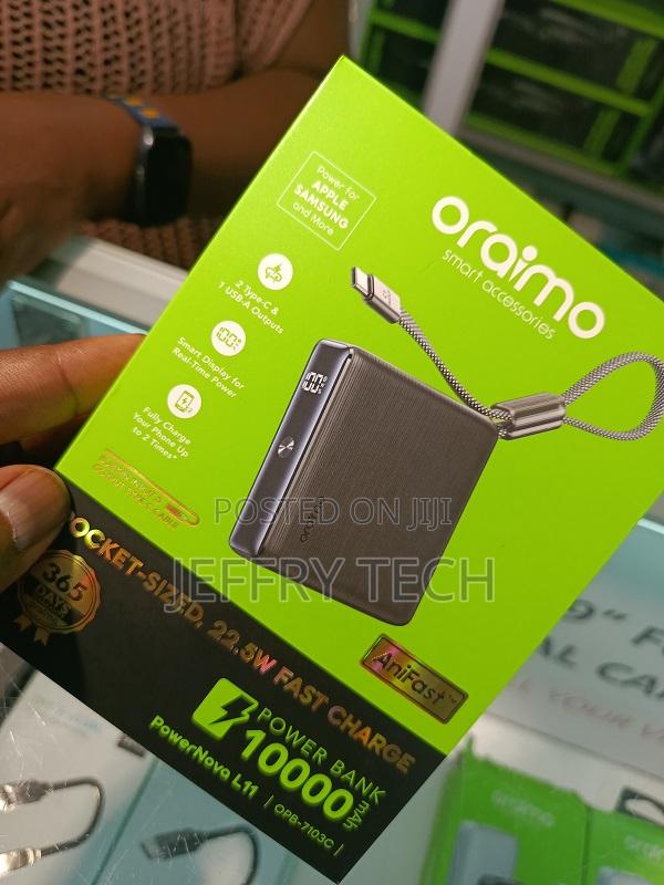 Oraimo Pocketsized,22.5w Fast 10000mah Powerbank - thumbnail 3