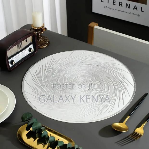 6pcs PVC Non-Woven, Waterproof Table Mats - thumbnail 2