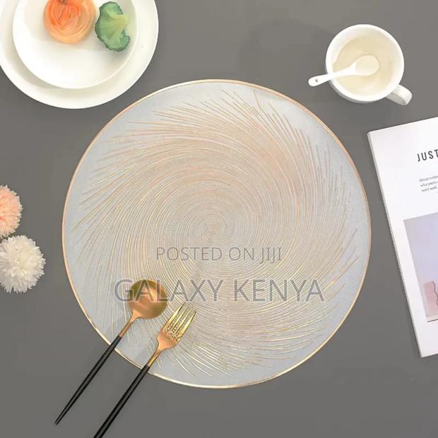 6pcs PVC Non-Woven, Waterproof Table Mats - thumbnail 3