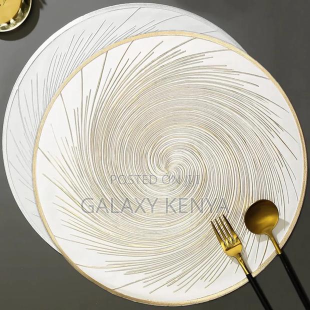 6pcs PVC Non-Woven, Waterproof Table Mats - thumbnail 4