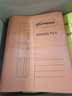 Orange Document Files With Spring - thumbnail 2