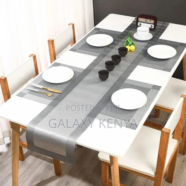6pcs PVC Table Mats Plus One Table Runner(30*180cm) - main view
