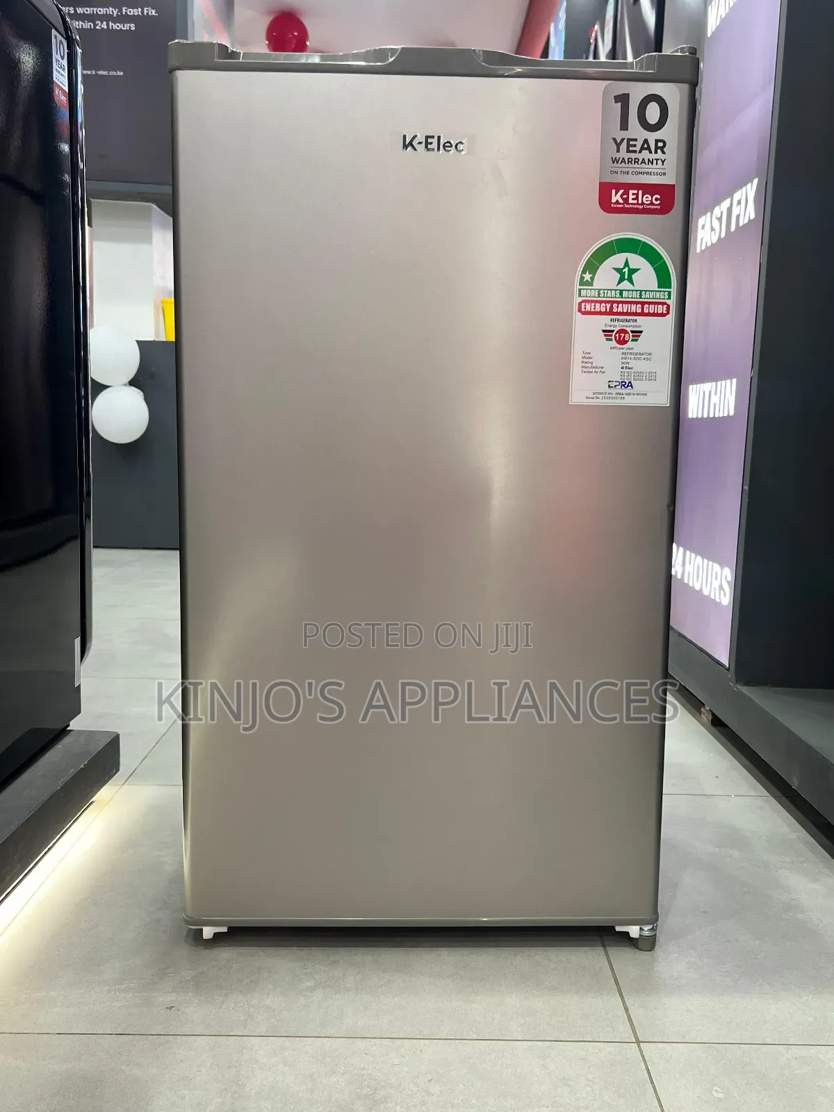 Klec 90 Litres Single Door Fridge Refrigerator