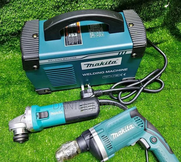 Makita Welding Machine 500amps+4.5' Angle Grinder+Impact Drill 710w